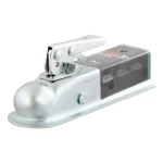 CURT 2" Straight-Tongue Posi-Lock Trailer Coupler, 3,500 lbs. Capacity, Zinc Finish thumbnail 4