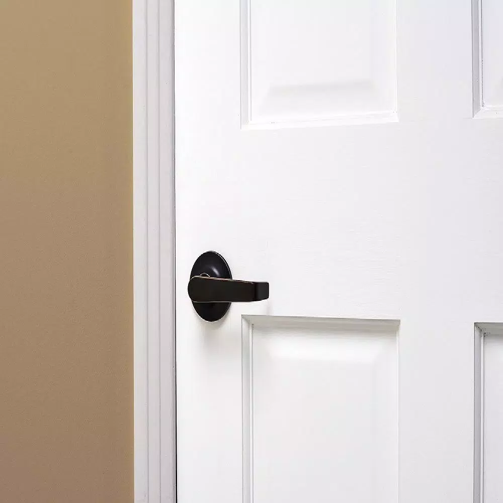 Universal Hardware Aged Bronze Commercial Standard Duty Storeroom Door Lever, ANSI Grade 2, 2-3/4 in.