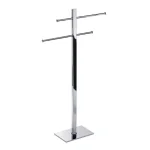 Nameeks Gedy Bridge Freestanding Towel Rack, Stainless Steel with Polished Chrome Finish thumbnail 1