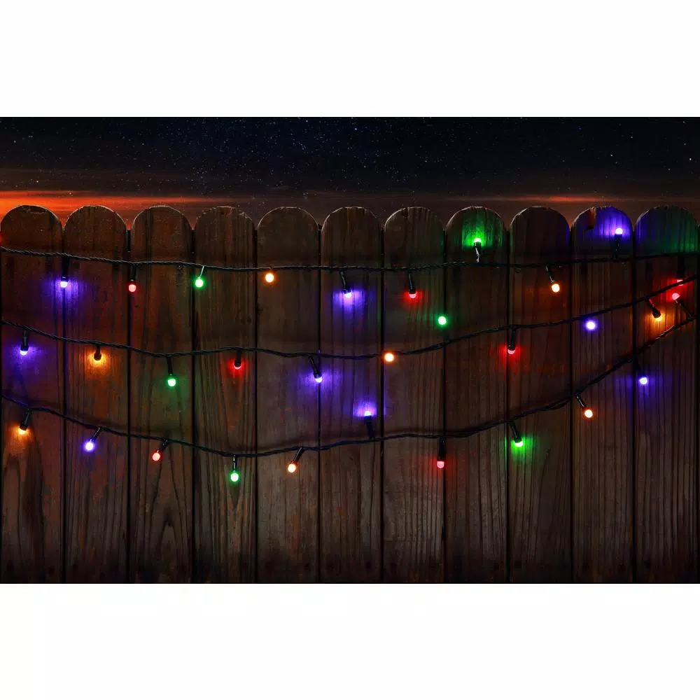 Novolink 200 LED Mini Globe Multi-Color String Lights with Wireless Smart App Control