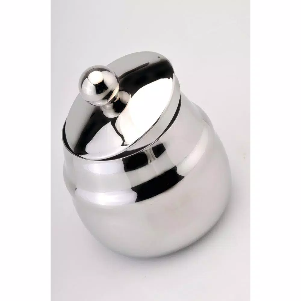 BergHOFF Straight 16oz 18/10 Stainless Steel Covered Sugar Bowl, Silver