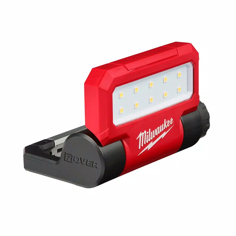Milwaukee USB Rechargeable ROVER Pivoting LED Flood Light, 550 Lumens