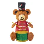 Home Accents Holiday Yuletide Lane 36-in LED Teddy Bear Holiday Yard Decoration with Warm White Lights thumbnail 1