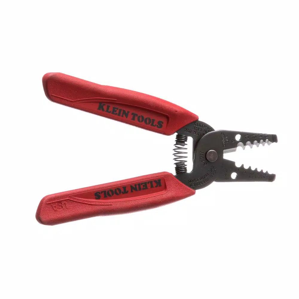 Klein Tools 6-1/4 in. Wire Stripper and Cutter for 6-12 AWG Stranded Wire