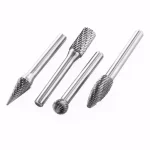 Stark 20-Piece Double Cut Carbide Rotary Burr Set with 1/4 in. Shank, Includes Carrying Case thumbnail 5