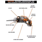 RIDGID 18V OCTANE Cordless Brushless One-Handed Reciprocating Saw, Tool Only thumbnail 13