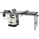 Shop Fox 10 in. 3 HP Cabinet Table Saw with Cast-Iron Table and Long Rails thumbnail 1