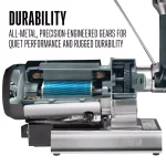 Weston Butcher Series #12 0.75 HP Electric Meat Grinder with Sausage Stuffing Kit thumbnail 4