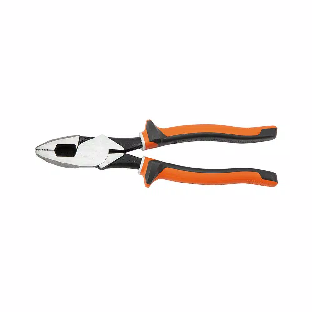 Klein Tools 8 in. Insulated High Leverage Side Cutting Pliers, 1000V Rated
