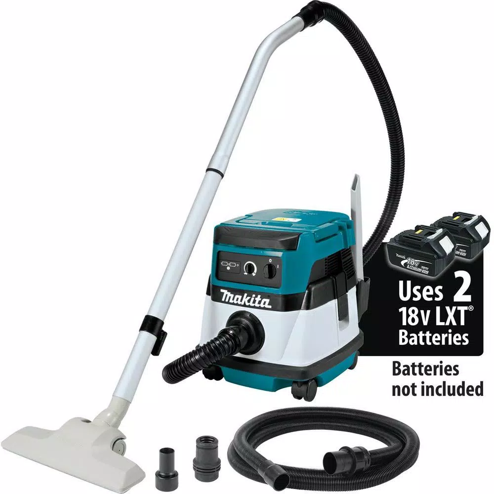 Makita 18V X2 LXT Cordless/Corded 2.1 Gallon Dry Vacuum (Tool Only)
