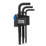 Capri Tools S2 Steel Metric Long Arm Ballpoint Hex Key Wrench Set, 9-Piece thumbnail 1
