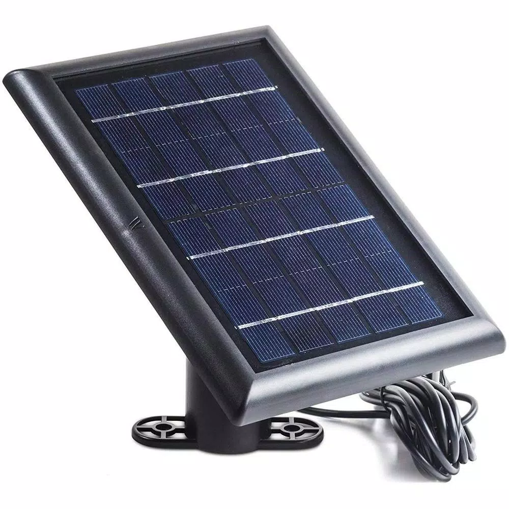 Wasserstein Solar Panel for Arlo Ultra/Ultra 2, Pro 3/Pro 4, with 13 ft. Magnetic Cable (2-Pack, Black)