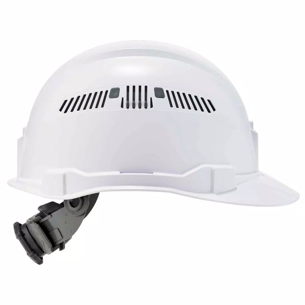 Ergodyne Skullerz 8972 Class C Vented Cap Style Hard Hat with Ratchet Suspension - White