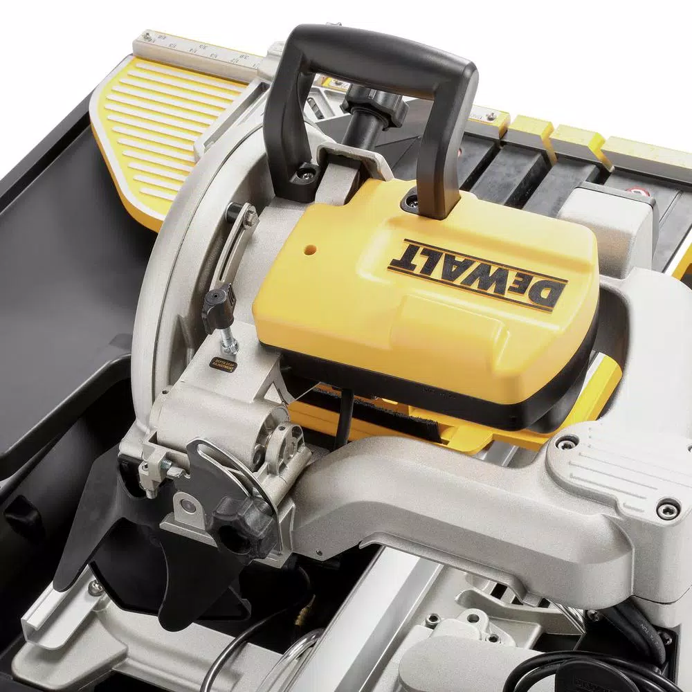 DEWALT 10 in. Wet Tile Saw with 1.5 HP Motor and Cantilevering Rail System