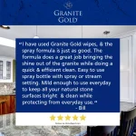 Granite Gold Natural Stone Daily Cleaner, Streak-Free Formula, 24 oz (3-Pack) thumbnail 6