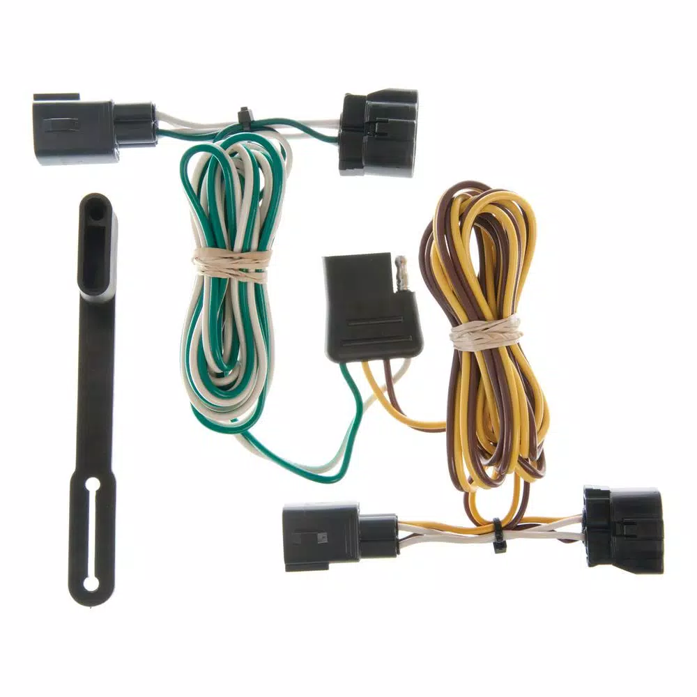 CURT Custom Vehicle-Trailer Wiring Harness, 4-Way Flat, for Dodge Ram 1500, 2500, 3500 & Dakota