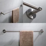 Kraus Elie 24 in. Single Towel Bar, Brushed Nickel thumbnail 3