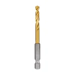 Milwaukee SHOCKWAVE 3/16 in. Titanium Twist Drill Bit with 1/4 in. Hex Shank thumbnail 5