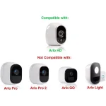 Wasserstein Versatile Twist Mount for Arlo HD Camera, Flexible Silicone Gooseneck Mount, Black thumbnail 6