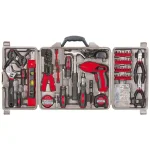 Apollo 161-Piece Home Tool Kit with 4.8V Cordless Rechargeable Screwdriver thumbnail 1