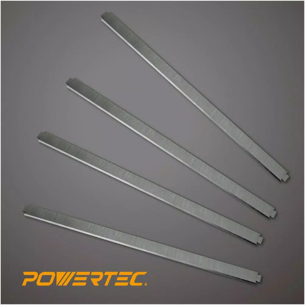 POWERTEC 13 in. High-Speed Steel Planer Knives for Ryobi AP1301 (2-Sets, 4-Knives Total)