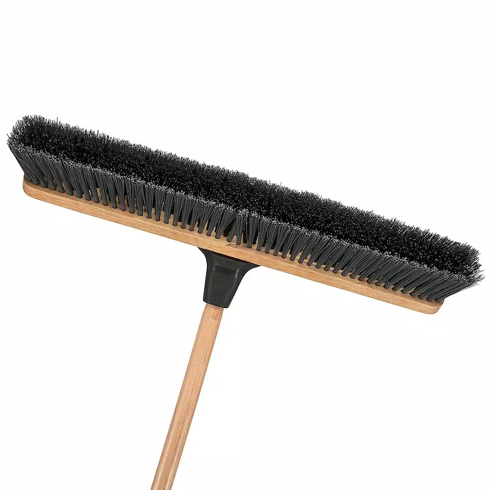 Harper 24 in. Wet/Dry Push Broom with 60 in. Hardwood Handle