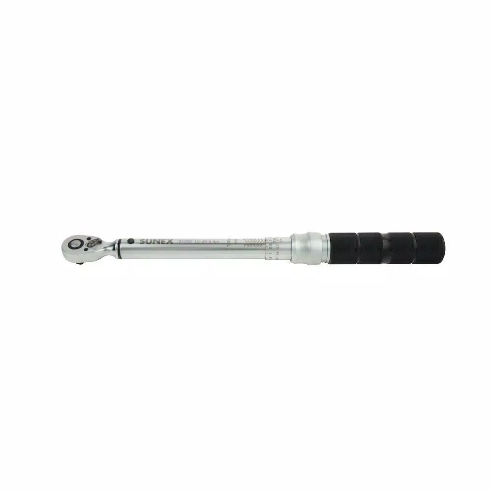 SUNEX TOOLS Sunex 31080 3/8 in. Drive 48T Torque Wrench, 10-80 ft.-lbs.