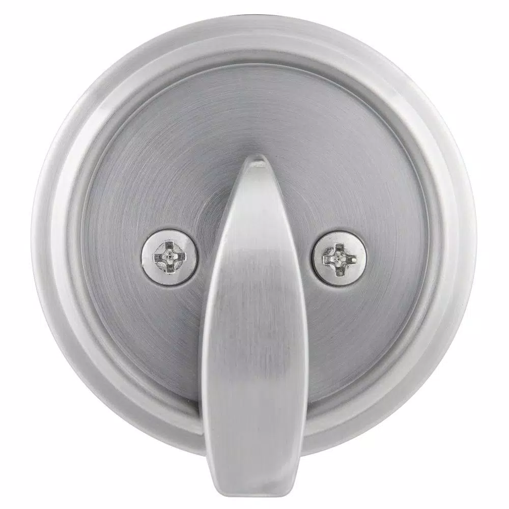 Universal Hardware Commercial ANSI Grade 1 Single Cylinder Heavy-Duty Industrial Deadbolt, Satin Chrome, 2-3/4 in. Backset
