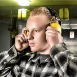 TR Industrial Schutz Compact Foldable Ear Muffs - 34 dB NRR Hearing Protection thumbnail 5