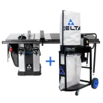 Delta 36-L552 10 in. Unisaw Left Tilt Cabinet Saw with 52 in. Biesemeyer Fence and 1.0 HP Dust Collection System thumbnail 1