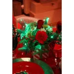 Starlite Creations 12 ft. Pre-Lit LED Green Single Braided Garland, Battery Operated (Bundle of 2) thumbnail 3