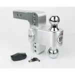 Weigh Safe 180 Hitch by Weigh Safe Chrome Tow Ball Edition Adjustable Ball Mount thumbnail 1