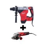 Milwaukee 1-3/4 in. SDS-Max Rotary Hammer & 5 in. Small Angle Grinder Combo Kit thumbnail 1