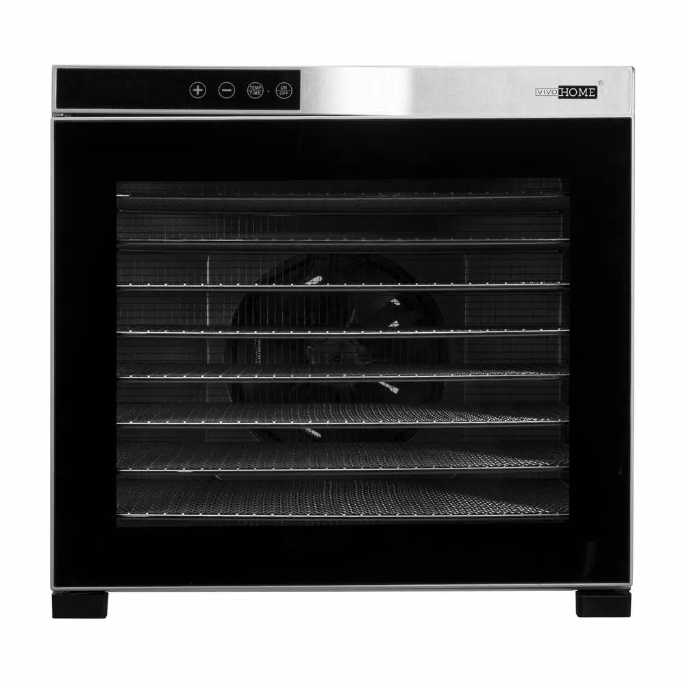 VIVOHOME 10-Tray Stainless Steel Commercial Food Dehydrator, 1000W with Digital Timer and Temperature Control