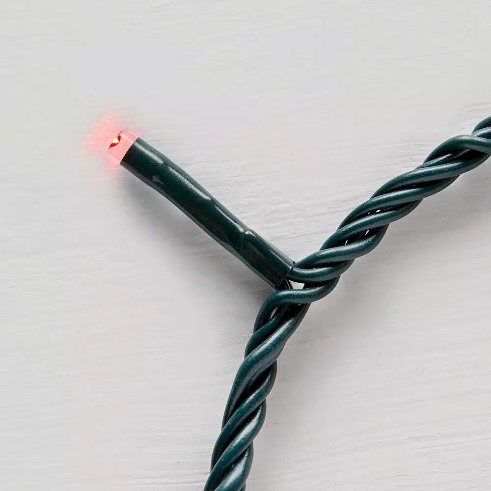 Home Accents Holiday 600-Light Multi-Color LED Micro Dot Fairy String Lights, 157 ft, Green Wire