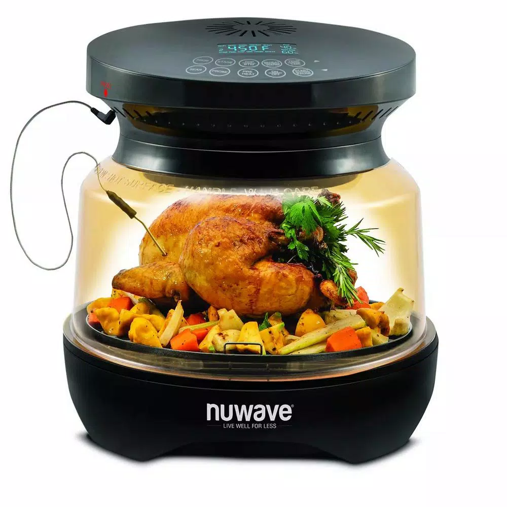 NuWave Primo Convection Oven with Integrated Non-Stick Grill Plate and Digital Temperature Probe