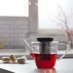 VIVA Scandinavia Infusion Glass Teapot with Stainless Steel Infuser, 39 oz thumbnail 2