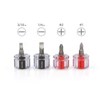 TEKTON 4-Piece Mini Screwdriver Set with Storage Tray thumbnail 2