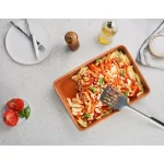 Gotham Steel 9 x 13 in. Ti-Ceramic Non-Stick Aluminum Rectangle Baking Pan thumbnail 3