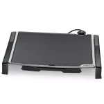 Presto Tilt and Fold 254 sq. in. Black Electric Griddle with Temperature Sensor and Nonstick Surface thumbnail 1
