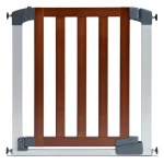 Munchkin Auto Close Modern Baby Gate, 29 in. Tall, Wood and Steel Design thumbnail 1