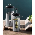 BergHOFF Essentials 2-Cup Stainless Steel and Glass French Press Coffee and Tea Maker, 16 oz thumbnail 4
