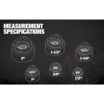 Southwire Max Punch XD Knockout Punch Set, 19-Piece Stainless Steel Rated Dies, 1/2 in. to 2 in. thumbnail 8