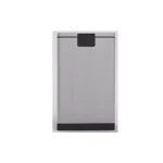 Innovaze 10.6 Gallon Brushed Stainless Steel Rectangular Step-On Trash Can with Fingerprint Resistant Finish thumbnail 5