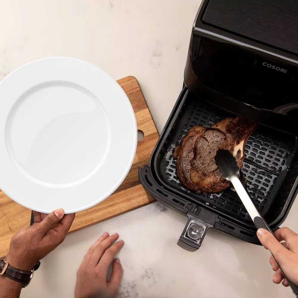 Cosori 5.8 Qt. Smart Air Fryer with Skewer Rack, WiFi & Alexa Compatible, Black