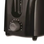 Brentwood 2-Slice Black Toaster with Cool-Touch Exterior and Wide Slots thumbnail 2