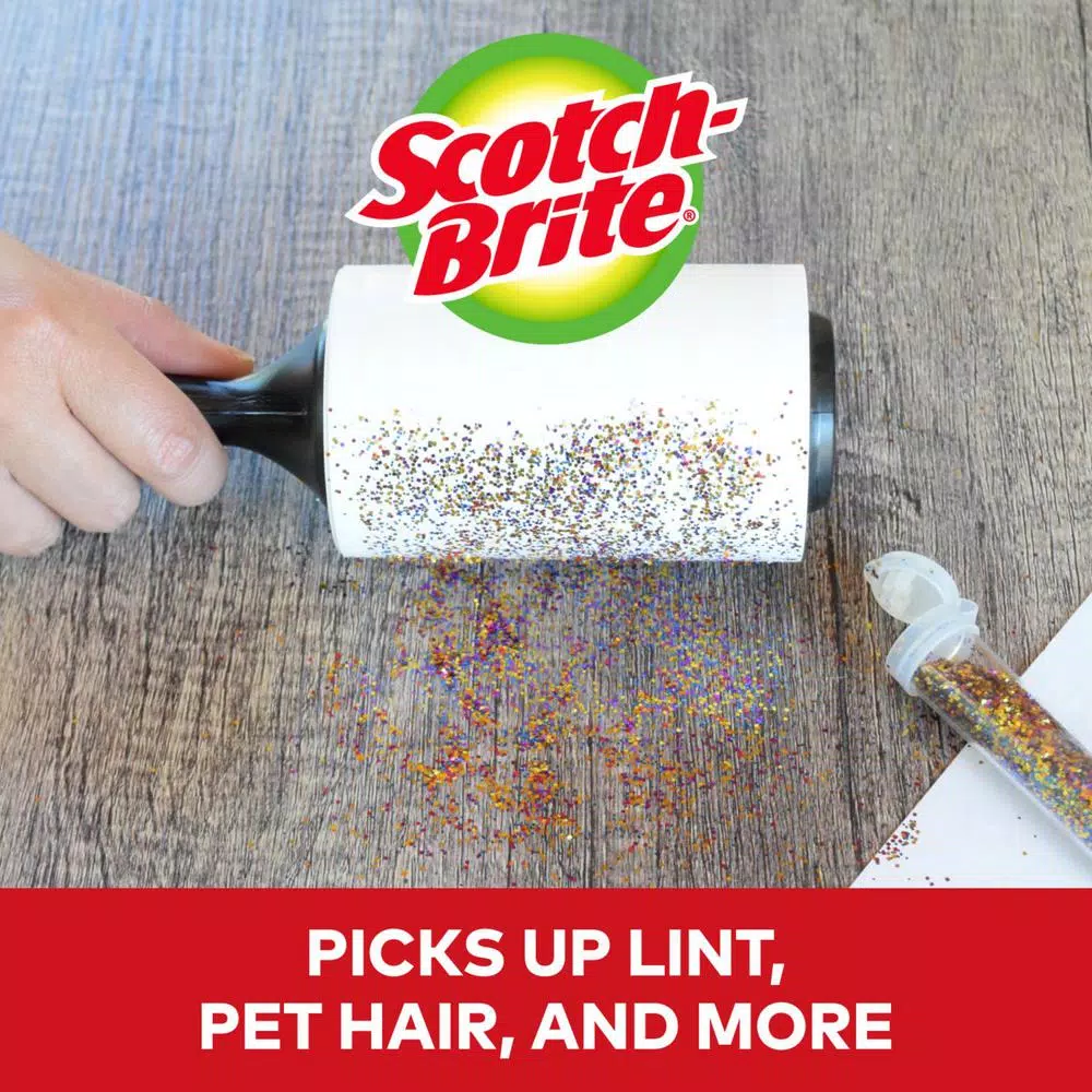 Scotch-Brite Scotch Brite Lint Roller Twin Pack - 12 Rollers with Scotch Brand Adhesive