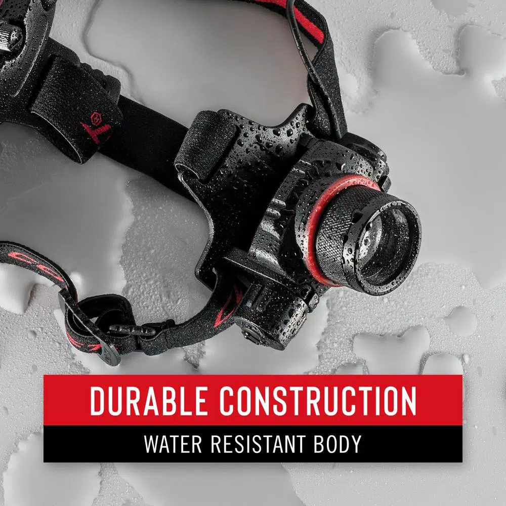 Coast HL8R 800 Lumen Rechargeable LED Headlamp with Twist Focus and Dual Power