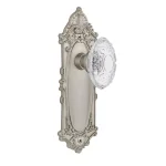 Nostalgic Warehouse Victorian Crystal Privacy Door Knob, Satin Nickel, 2-3/8 in. Backset thumbnail 1