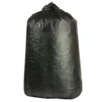 Plasticplace 32-33 Gallon Black High-Density Trash Bags, 16 Micron, Case of 250 thumbnail 1